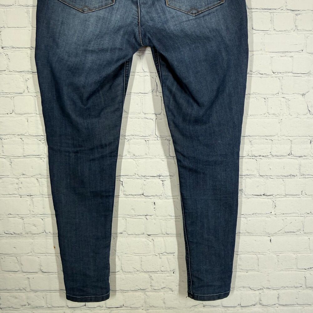 Democracy Ab Solution Jeans Womens 8 Dark Wash Skinny Stretch High Rise Denim - Picture 16 of 16